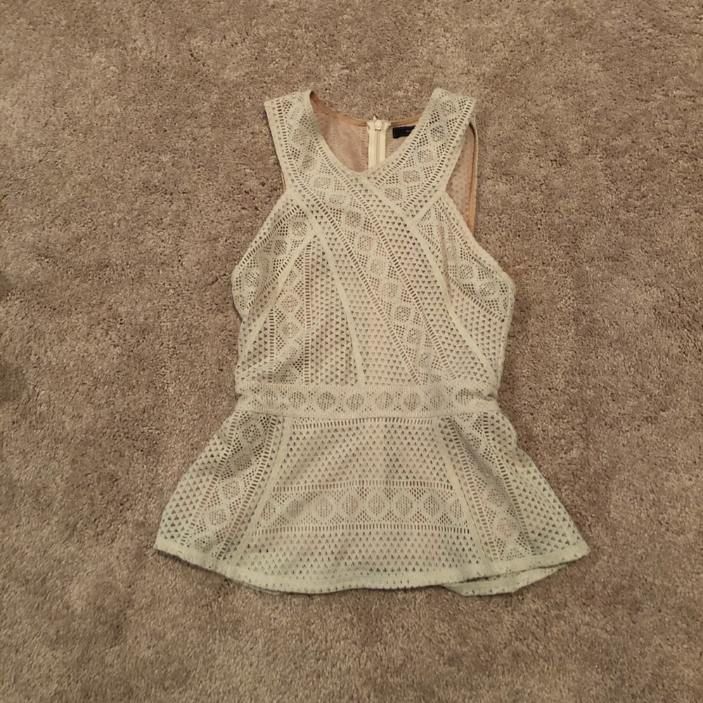 BCBG Peplum Top